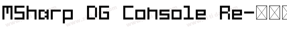 MSharp DG Console Re字体转换